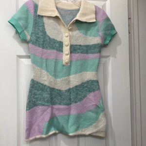 Romper, fuzzy material